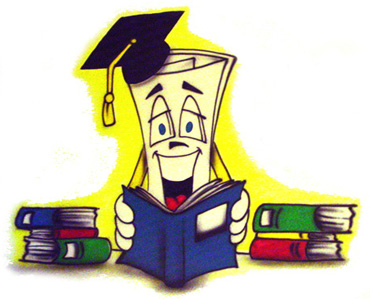 Rhodie reading books