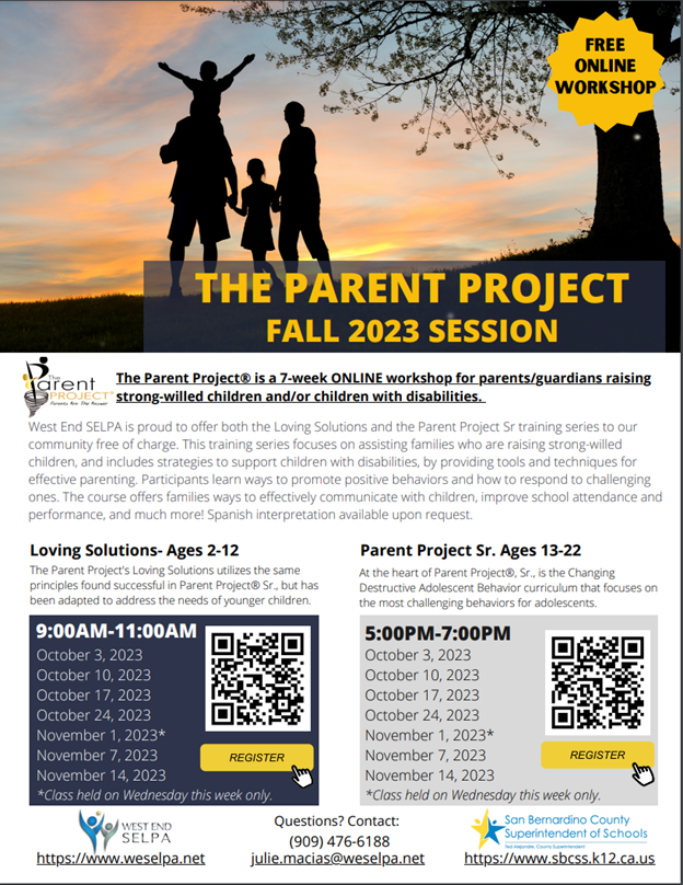 The Parent Project Trainings WESELPA