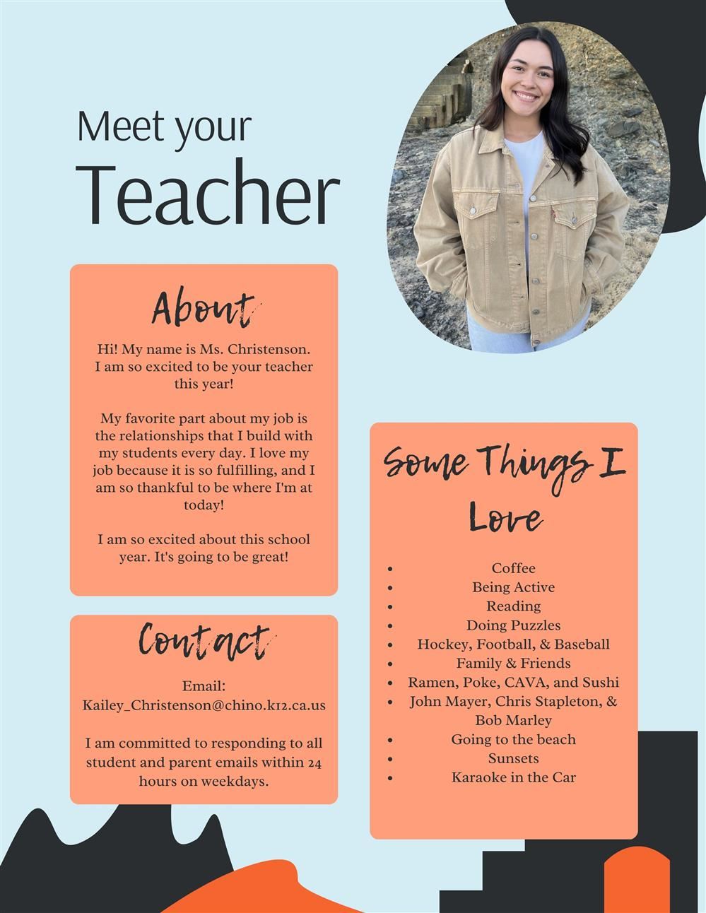 Meet the Teacher Picture