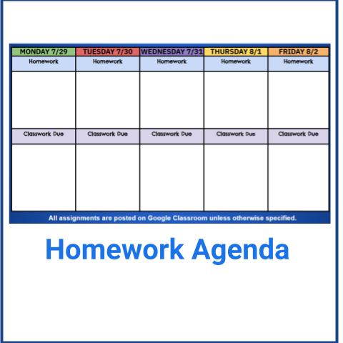 HW Agenda