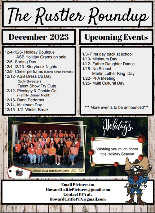 December Rustler Roundup