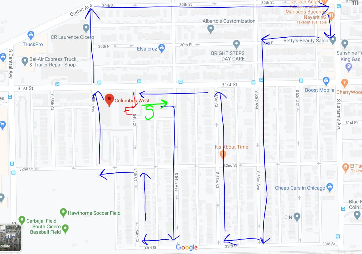 April 10th Parade Route