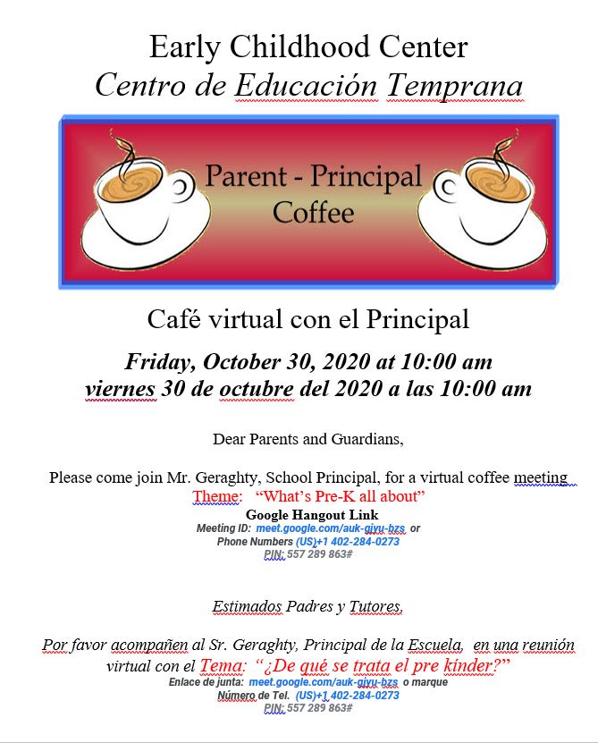 Coffee w/ Principal