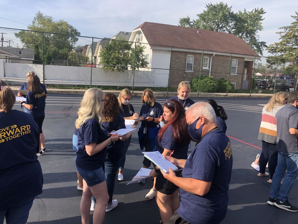 Columbus East Teachers Collaborating!!