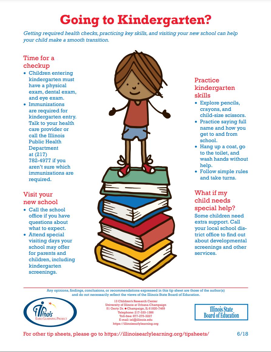 Going To Kindergarten?