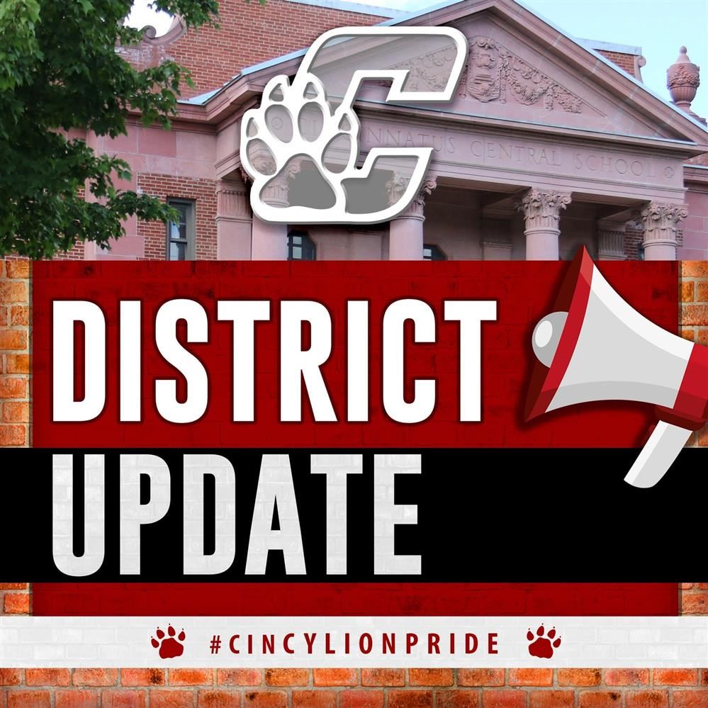  Graphic with the words DISTRICT UPDATE