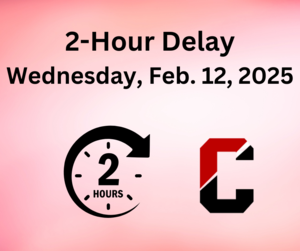 2-hour delay Feb 12