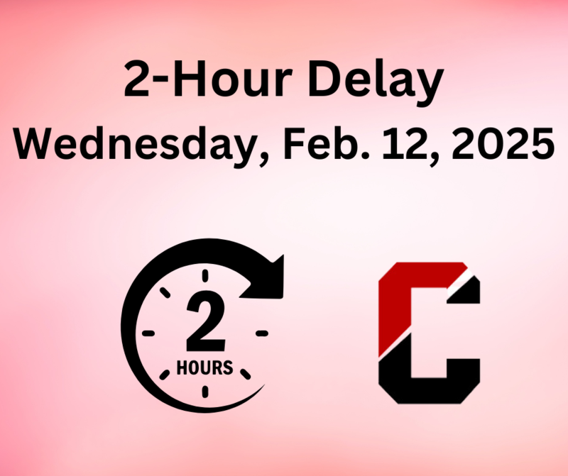 2-hour delay Feb 12