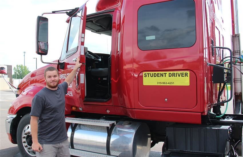 CDL-A Tractor Trailer student.