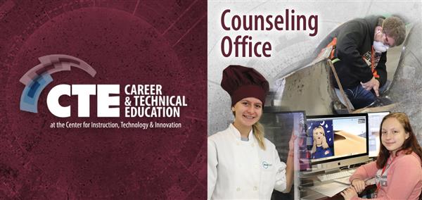 Image of Counselor Office with students in different programs