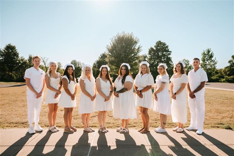  CiTi Practical Nursing Graduates lined up for a photo 