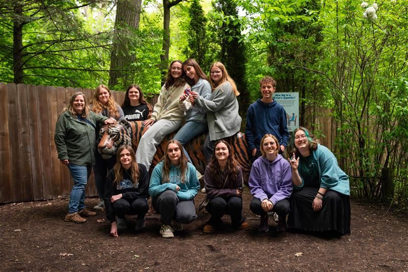  APW students explored the Rosamond Gifford Zoo as part of their ASL Distance Learning Class 