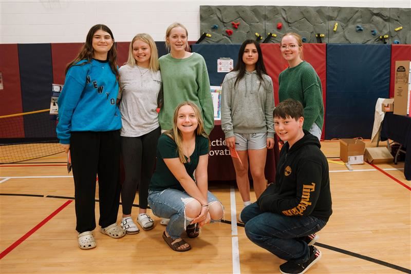 APW students at the Health Careers Expo