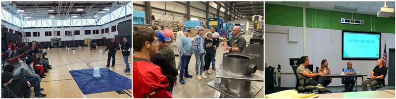 Image showing collaboration between our students and local partners.