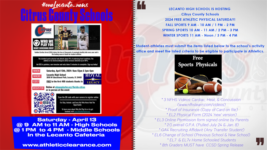 Physical Night Information