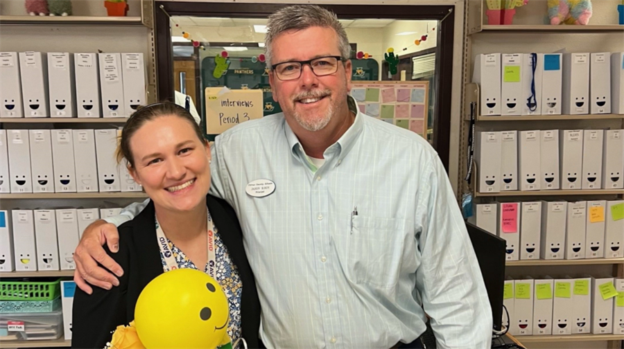 Picture of Ms. Dutcher and Mr. Koon Picture of Ms. Dutcher and Mr. Koon