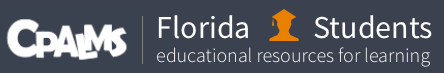 Click to access the CPALMS Florida Student website