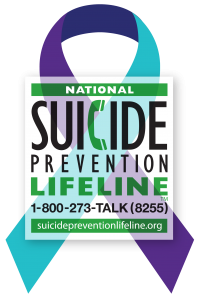 National Suicide Prevention Lifeline, 1-800-273-TALK (8255), www.suicidepreventionlifeline.org