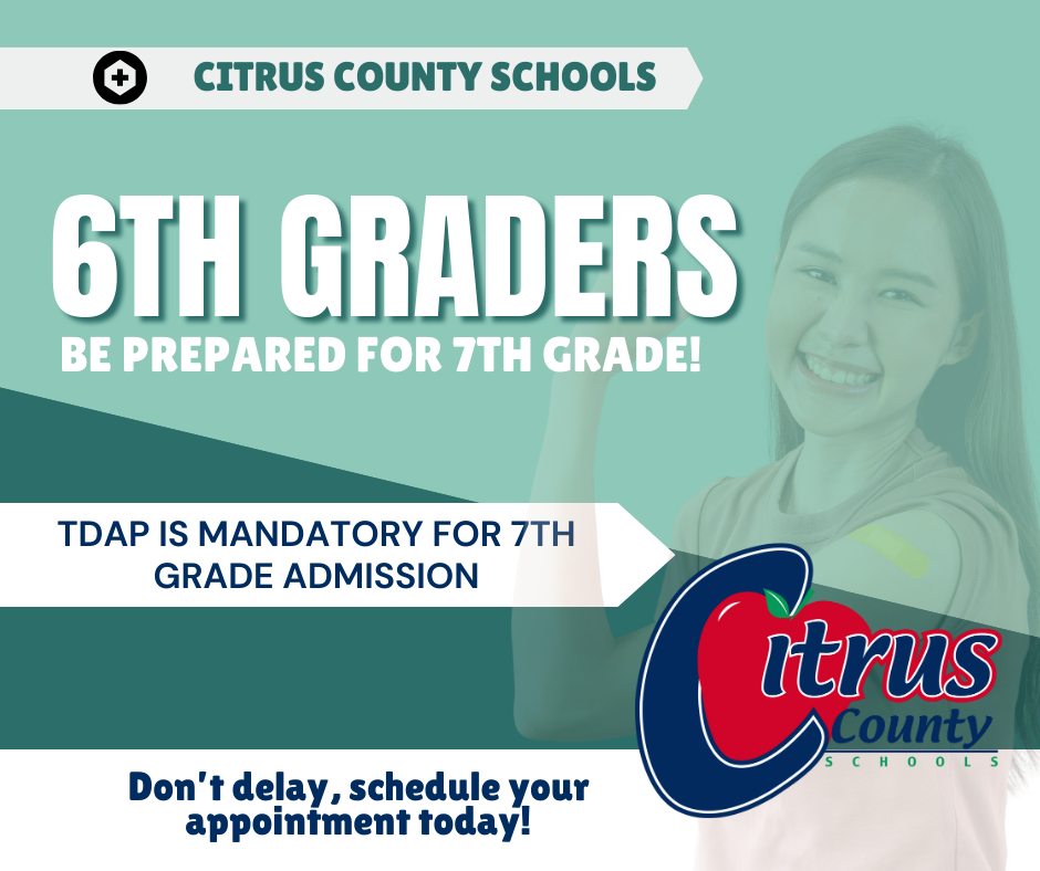 Tdap Immunization Requirement Infographic