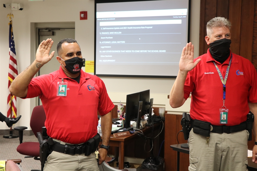 Guardians swearing in 