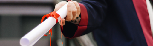 Diploma for graduation 