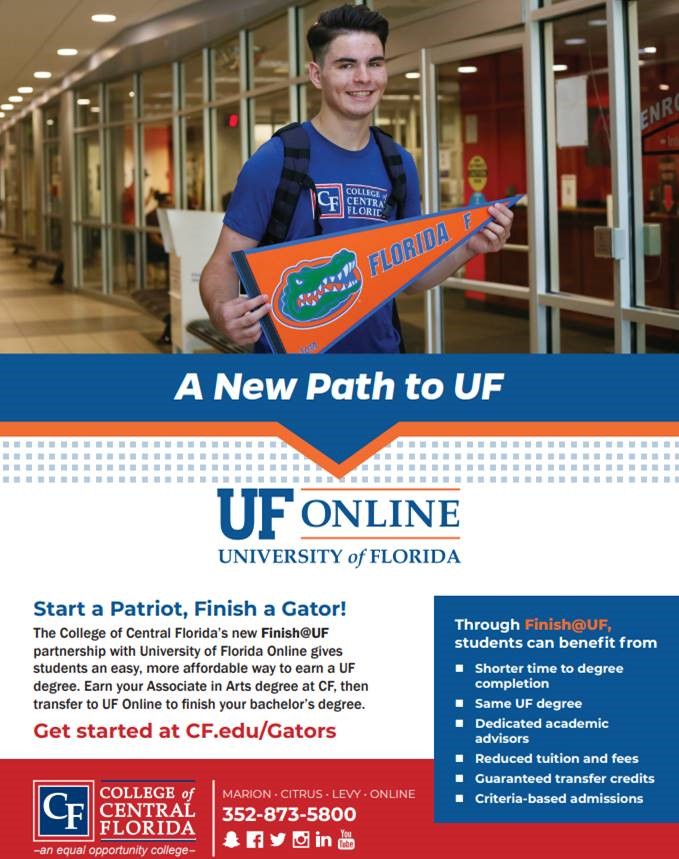 Flyer for UF and CF college event Flyer for UF and CF college event