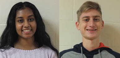 Anjli Deven and Ethan Hooper