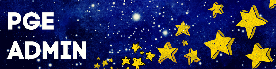 PGE Admin Banner