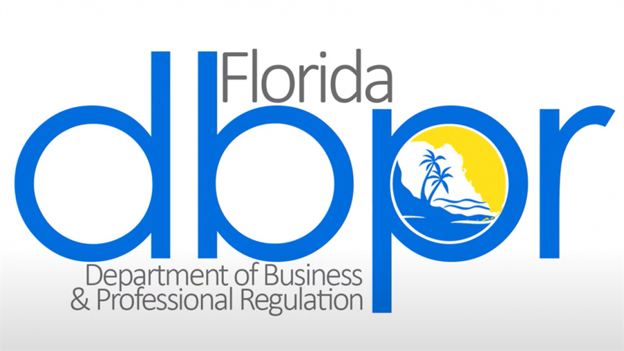 The logo for the Florida Department of Business and Professional Regulation (DBPR).