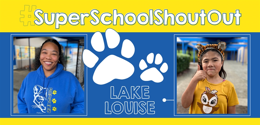 Dean of Students Linda Richardson and fifth grader Esther Ortiz Gomez