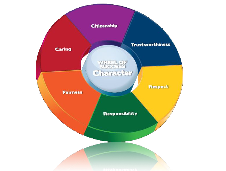 Infographic of wheel with the following traits: