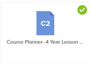 Course Plan Icon