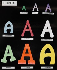 Fonts Die-Cuts