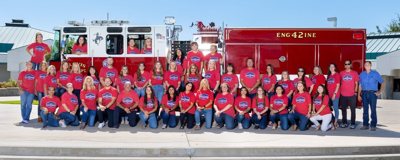 Fire Truck and Teachers