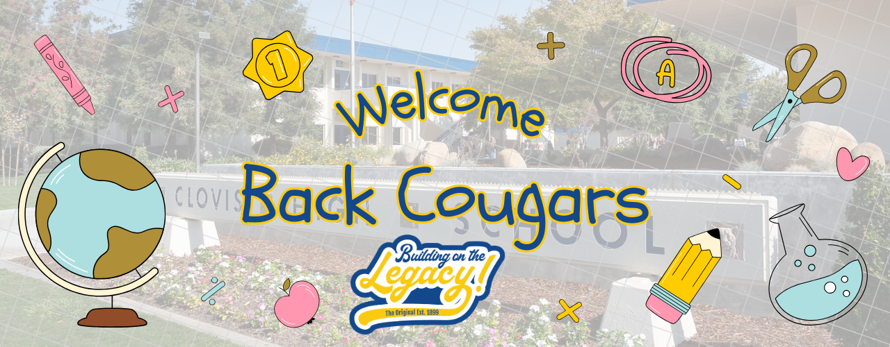 Welcome Back Cougars Banner