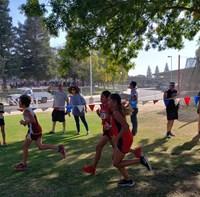 Fancher Creek Cross Country Runners at District Championships