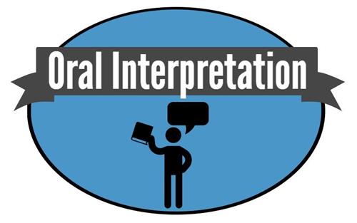 Clip Art stating Oral Interpretation