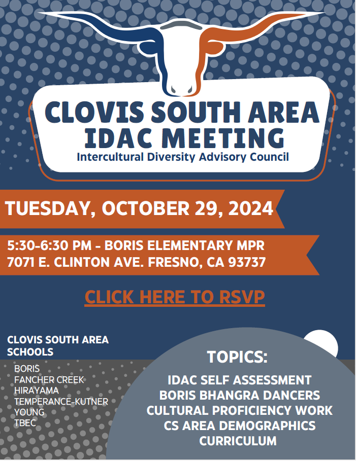 Clovis South Area IDAC Meeting Tuesday, October 29, 2024