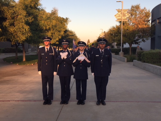 AFJROTC Colorguard Team