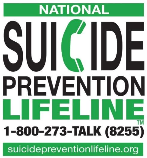 National Suicide Prevention Lifeline 1-800-273-8255picture