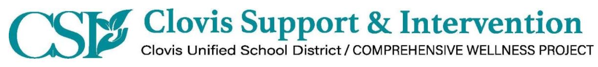 CSI Clovis Support & Intervention logo