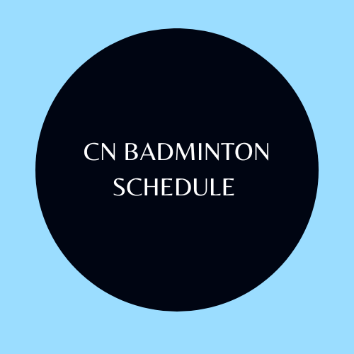 BADMINTON SCHEDULE