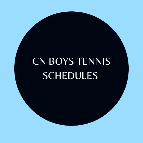 BOYS TENNIS SCHEDULE