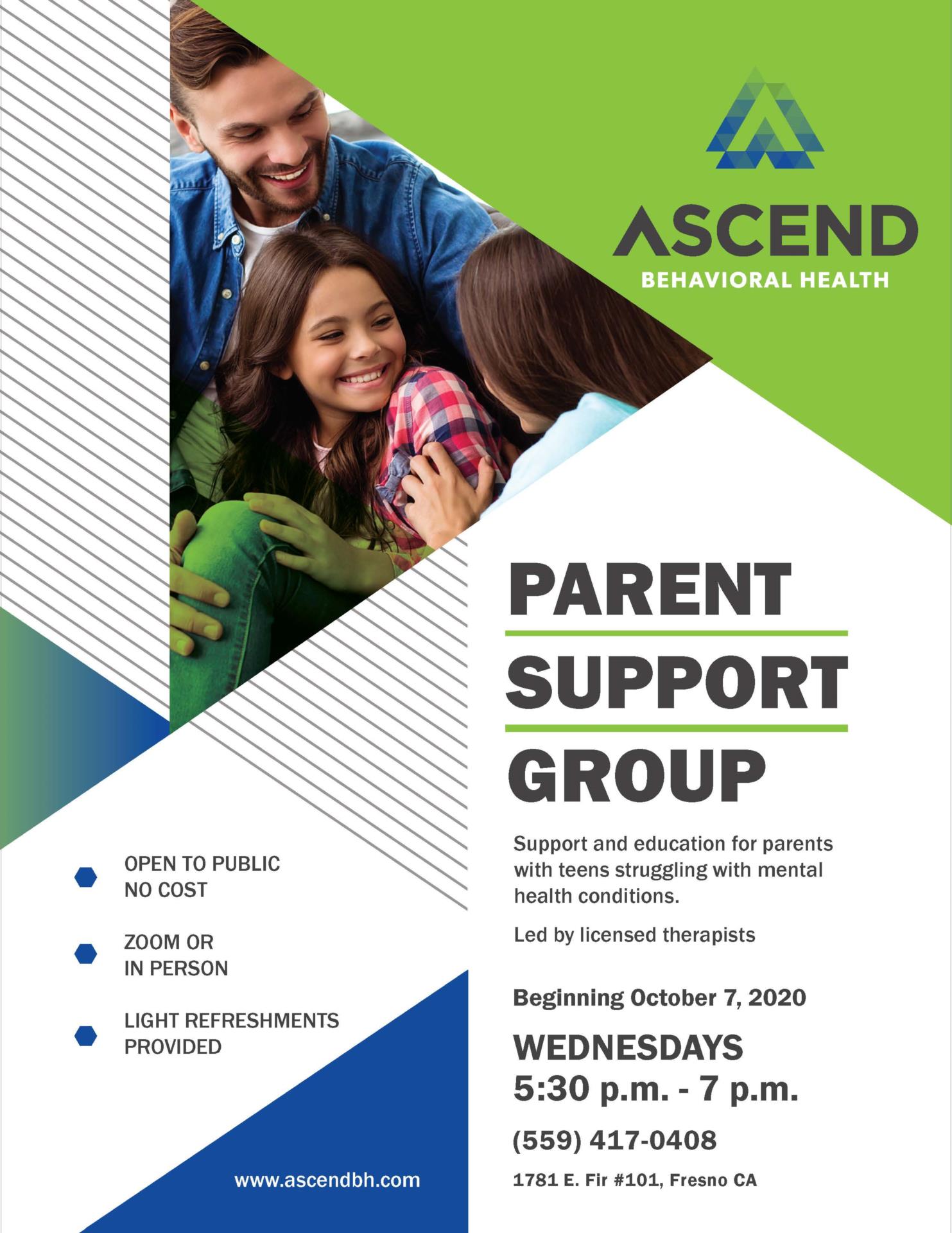 Parent support flyer