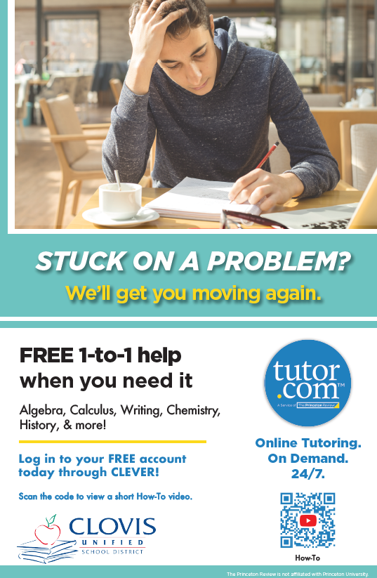 Tutor.com Flyer