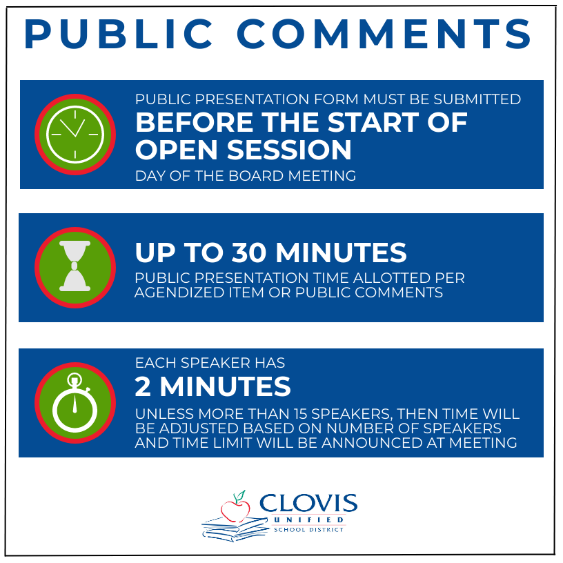 public comment guidelines infographic - all info in text also