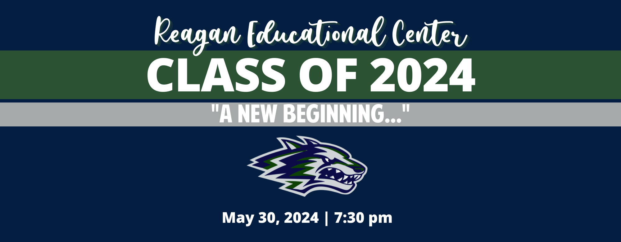 Graduation Banner - A new beginning 