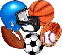 Football, basketball, baseball, soccer ball