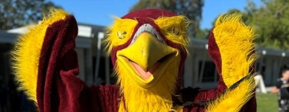 Kastner mascot thunderbird pride