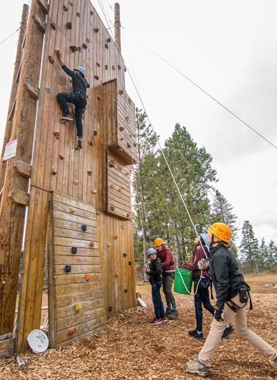 rock climbing course